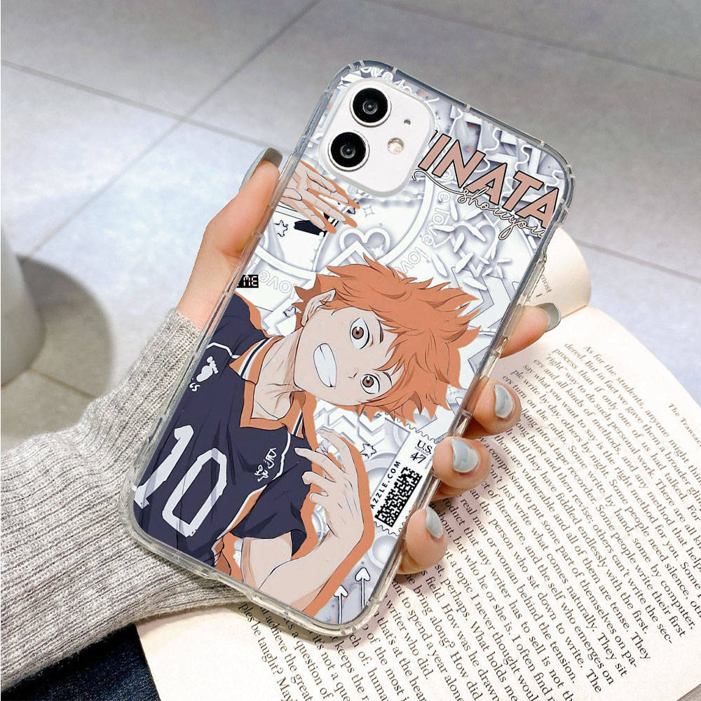 Чехол для Samsung A04 A14 A23 A34 A54 M23 M33 M52 M53 Realme 10 9 C30S C35 C55 VIVO Y02S Y21 Y51 X80 Pro Прозрачный чехол WI92 Haikyuu