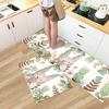 Fashion Simple Nordic Soft Kitchen Rug Anti-Fatigue Kitchen Rug Waterproof Non-Slip Rugs Set Runner Rug Bedside Rug Absorbent Carpet For Kitchen