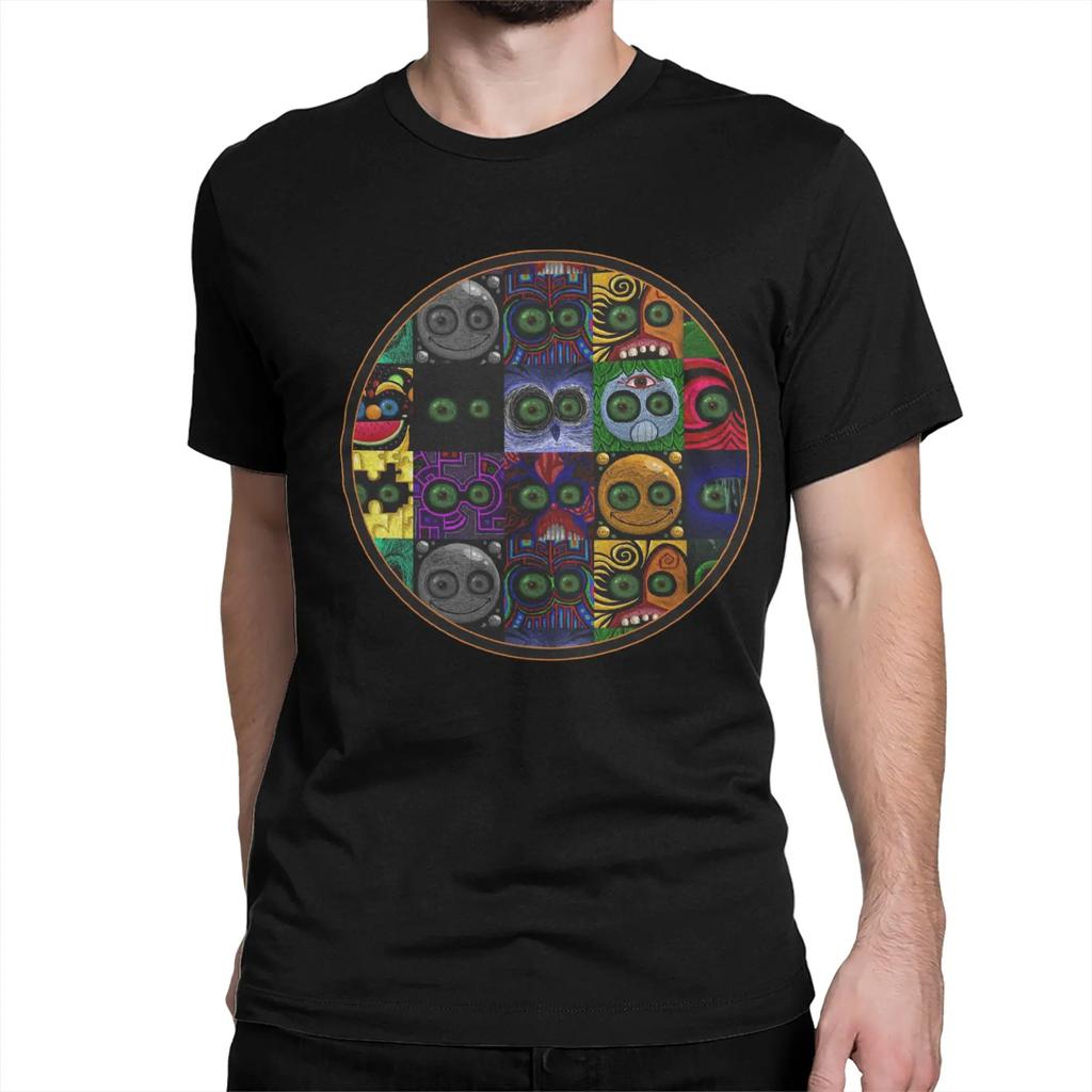 Majoras Mask Portrait Zeldas Legend Unisex Unisexs T Shirt Funny Tee Shirt Short Sleeve Crewneck Tshirts Cotton Plus Size Tops