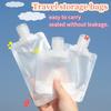 Дорожные пустые пакеты с дозатором, пакет для лосьона, многоразовые пакеты для шампуня, туалетных принадлежностей, кондиционера, жидкой косметики