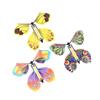5 шт. Волшебная летающая бабочка Фея летающие игрушки заводная резинка заводная игрушка цветная бабочка закладка сюрприз подарок украшение