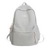 School Bag Junior High School Female High School Student Backpack Travel Solid Color Large Capacity Backpack
