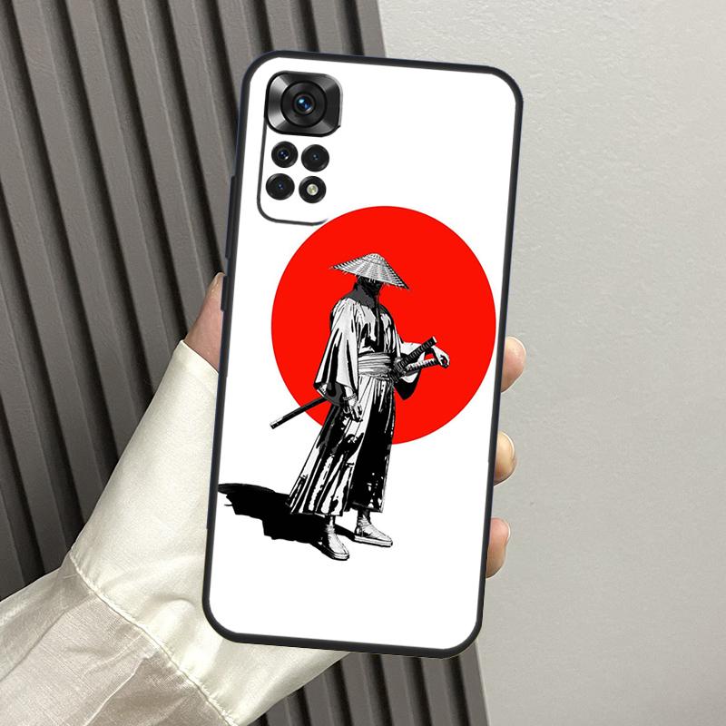Аниме Японский Самурай Чехол Для Xiaomi Redmi Note 14 13 Pro 12 11 10 15 Pro Plus Redmi 14C 13C 15C 10C 12C 15 Funda