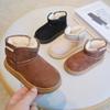 Children's Snow Boots 2025 Winter New Boys' Short Boots Piled and Thickened Girls' Cotton Boots Warm Baby Cotton Shoes