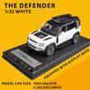 New 1/32 Die-cast Model Car Pull Back Car Toy Collectible for Land Rover New Defender 110 with Sound and Light Boys Gift Collection Ornaments