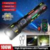 Rechargeable Led Flashlight Handheld Flashlight With 5 Modes Waterproof Flashlight Camping Electric Display High-power LED Flashlight