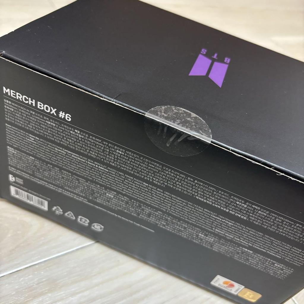 [USED] BTS MERCH BOX 6 FC Exclusive Goods Music Box Mini Photo