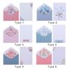 Invitation Card Office School Floral Pattern Paper Printed Flower Letter Envelopes Set Love Note