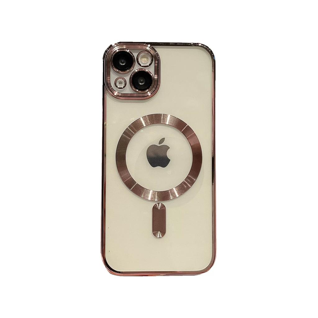 Магнитный чехол для мобильного телефона Apple 14 iphone14pro полноразмерный со встроенной защитной пленкой для объектива 13ProMax матовый защитный чехол