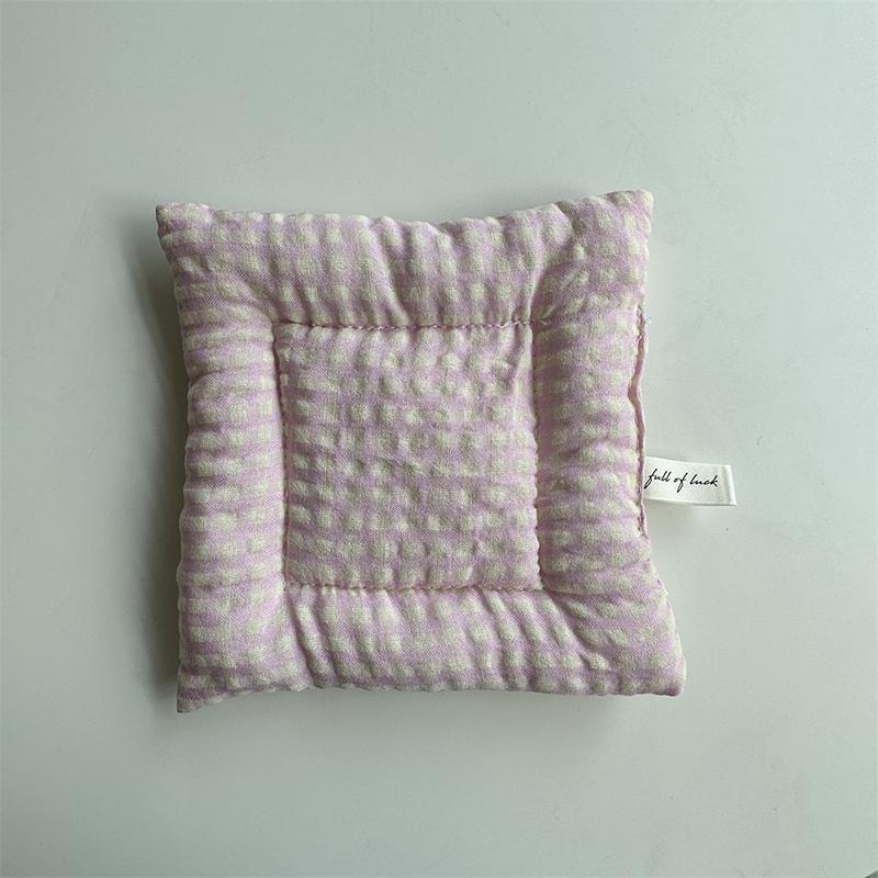 1шт корейский Ins обеденный стол кухонный клетчатый стеганый подстаканник из хлопка и льна