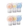 3Pcs 60ml/90ml Hand Soap Dispenser Leakproof Lotion Container Portable Travel Bottles  for Home
