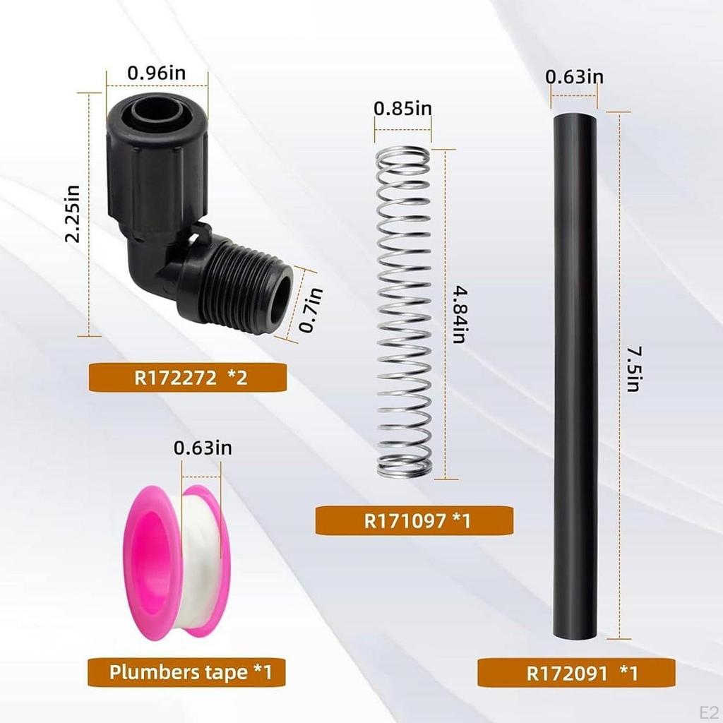 Pool Chlorinator Parts R172091 5/8" Od Tube Easy to Install R172272 R171097 for 320 and 322 Auto
