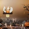 Halloween Ghostly Campfire Flashing Night Light Resin Festival Lantern Fire Marshmallow Night Light Wall Decoration Lamp