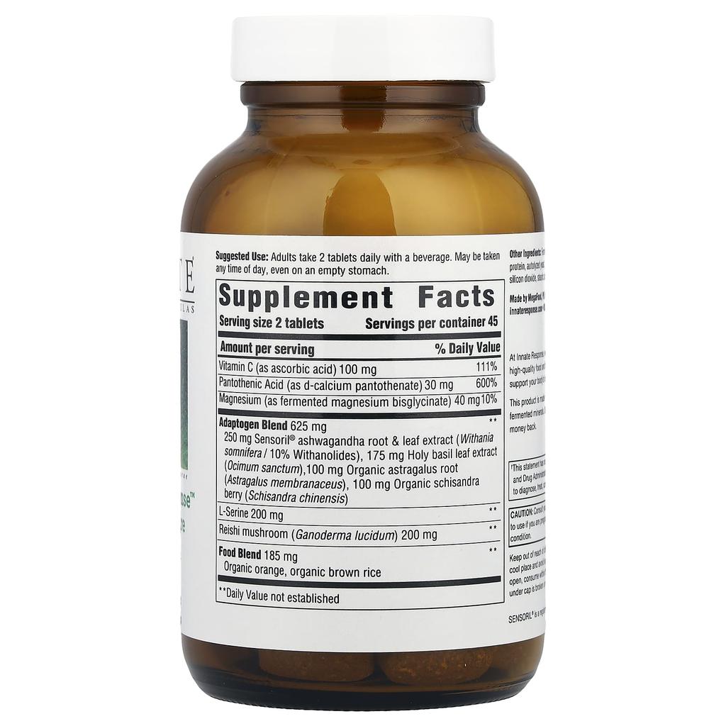 Adrenal Response™ Комплексный уход, 90 таблеток