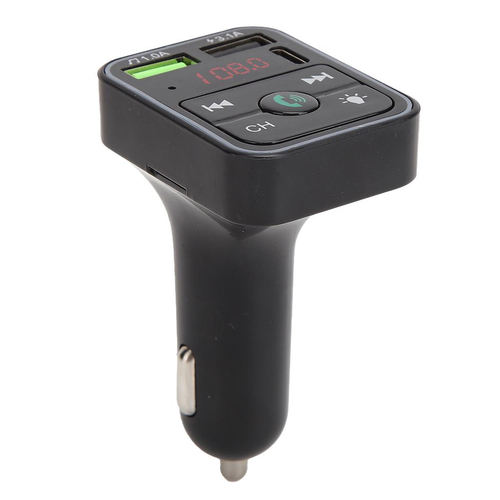 F2 Car MP3 Player with Ambient Light BluetoothFM Transmitter Multifunctional Car Player