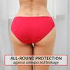 Женские менструальные трусики с низкой талией, противоскользящие, мягкие дышащие, антисептические, однотонные, эластичные, впитывающие влагу, женские трусы, менструальные трусы