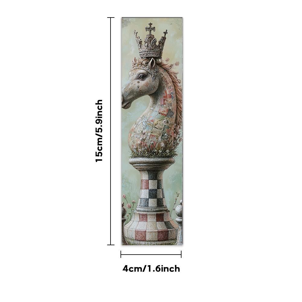 32pcs, Mysterious Chess Bookmark, Back To School Season, Christmas, Halloween, Suitable for Teachers, Readers, and Birthdays.