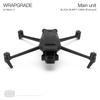 WRAPGRADE для DJI Mavic 3 Mavic 3 Classic Skin Seal Bumpy / (Черный камуфляж)