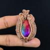 Rainbow Solar Quartz 999 Copper Wire Wrapped Pendant, Handmade Gemstone Pendant Jewelry, Gifts For Wife Brand New Pendant
