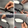 Bike Mirror  Adjustable Bike Mirror  Handlebar Rearview Mirror  Convex Rearview Mirror Handlebar Bike Motorcycle Mirror