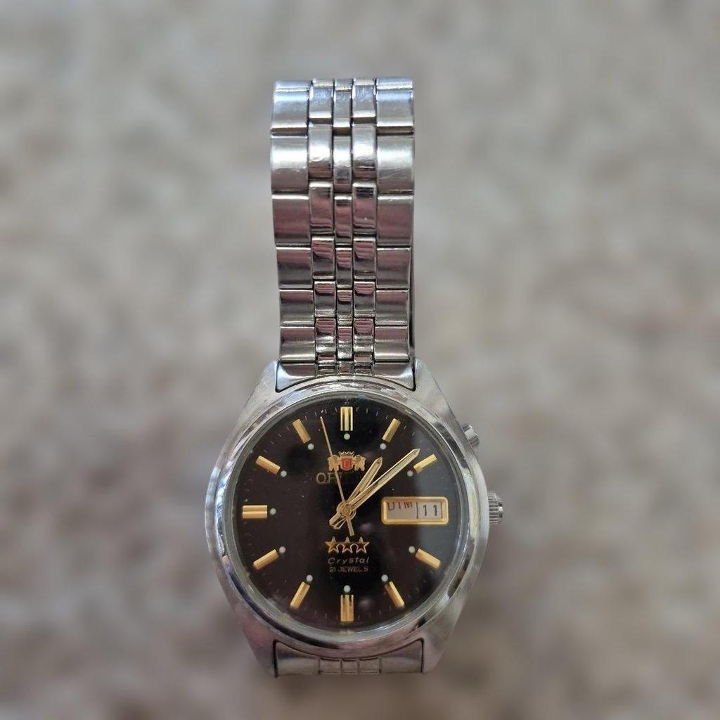 Б/у автоматические часы ORIENT Crystal 21JEWELS