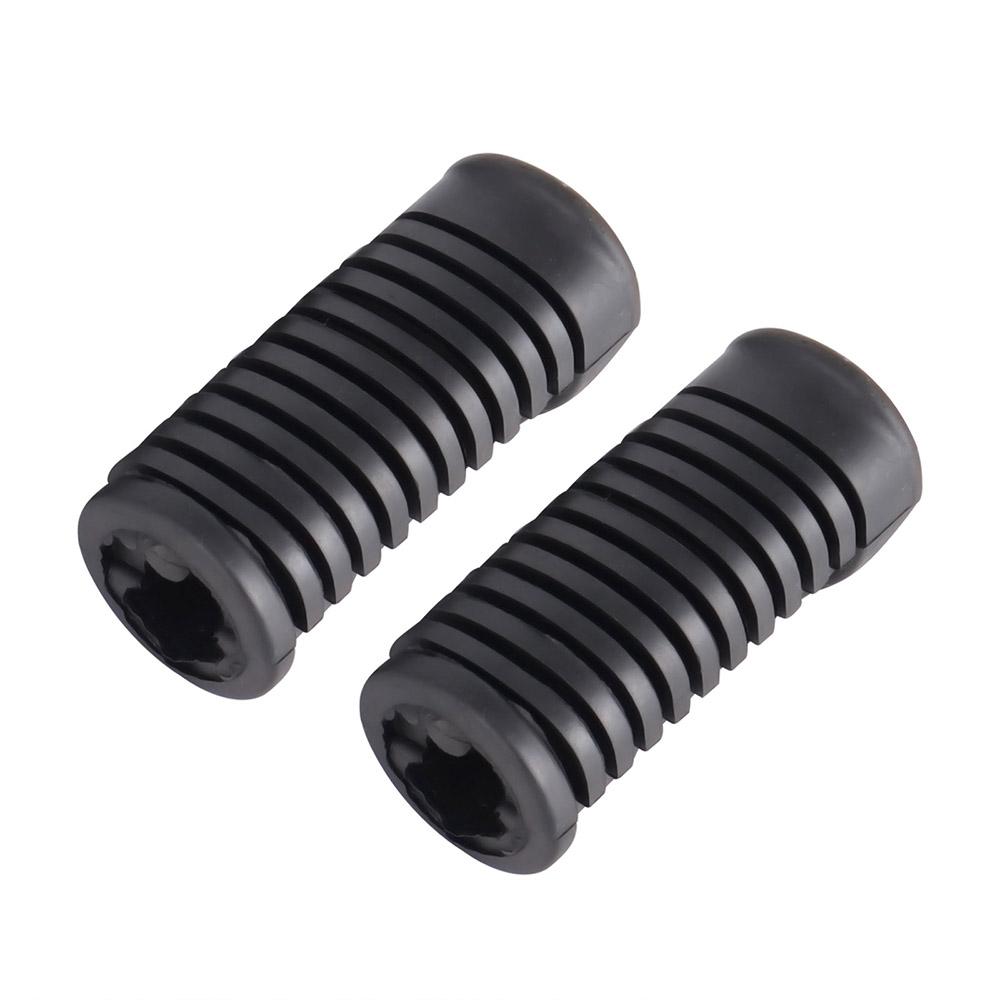 2 шт. Черные мотоциклетные подножки Резиновая накладка на педаль foot pedal cover Подушка для подставки для ног для Honda CG 125