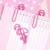 Cute Mini Flamingo Paper Clips Pin Bookmark Memo Office School Stationery