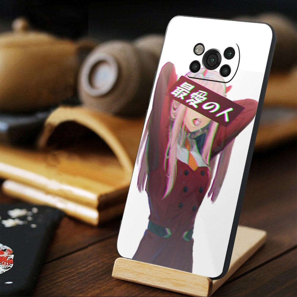 Аниме Zero Two Darling in the FranXX для Xiaomi POCO X4 F3 11T 10T MI 11 lite X3 NFC F4 GT 9T M4 Pro 5G M3 Celulares Fundas