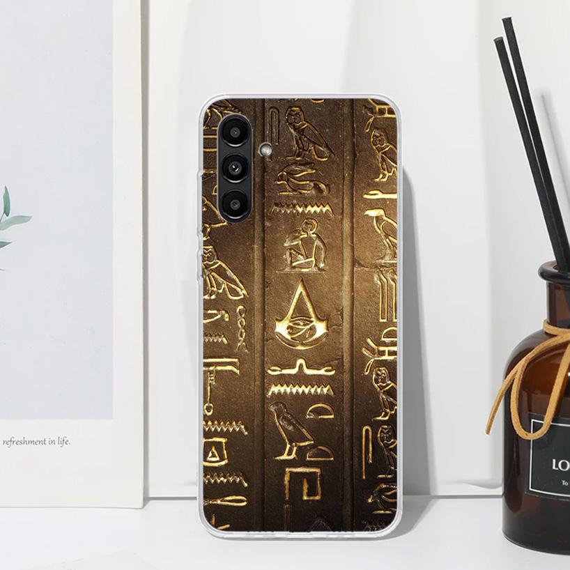 Egypt Nefertiti Anubis Ankh Pharaoh Phone Case For Samsung Galaxy A15 A25 A35 A55 A14 A24 A34 A54 A13 A23 A33 A53 A12 A22 A32 A5