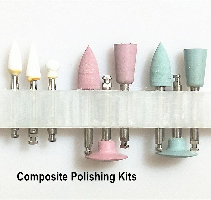 Набор из 9 шт./10 шт./12 шт., набор для полировки стоматологических композитов, фарфоровый полировщик для полировки зубов, полировка металлической коронки для низкоскоростного наконечника