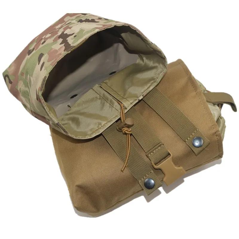 Складной подсумок Molle для сброса магазинов, тактический, для страйкбола, для EDC инструментов, складной утилитарный мешок для восстановления, охотничий аксессуар