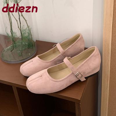 Модная розовая женская обувь с ремешком и пряжкой, женские туфли Мэри Джейн с увеличением высоты, мягкие модные неглубокие женские балетки