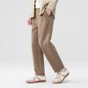 Men's High-Waist Straight-Leg Casual Pants
