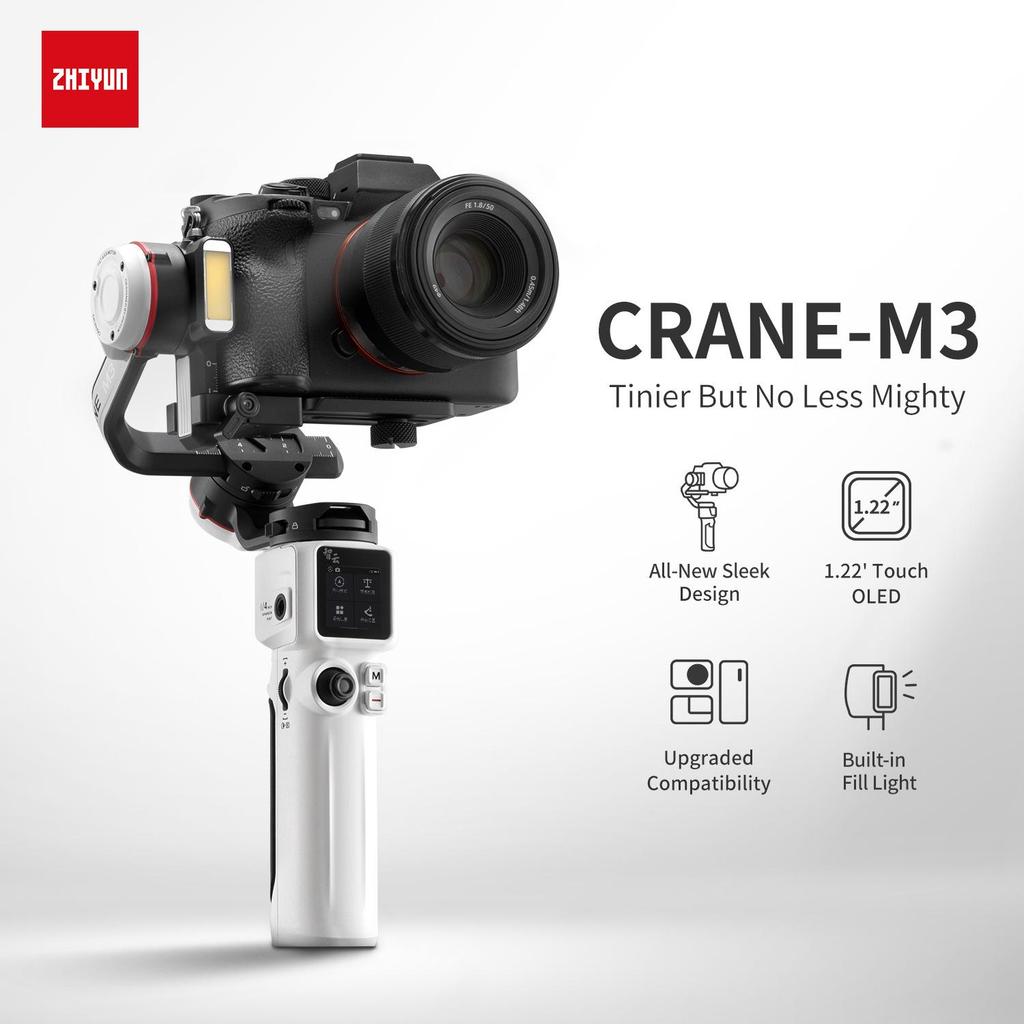 Стабилизатор ZHIYUN Crane M3 для полнокадровых беззеркальных и DSLR-камер