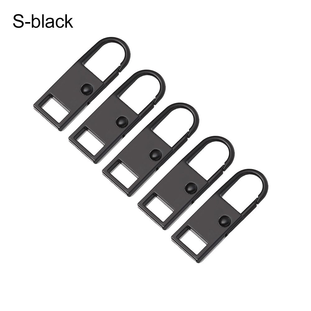 5pcs Broken Buckle Detachable Sewing Kit Metal Zip Zipper Pull Metal Zipper Head Zipper Slider
