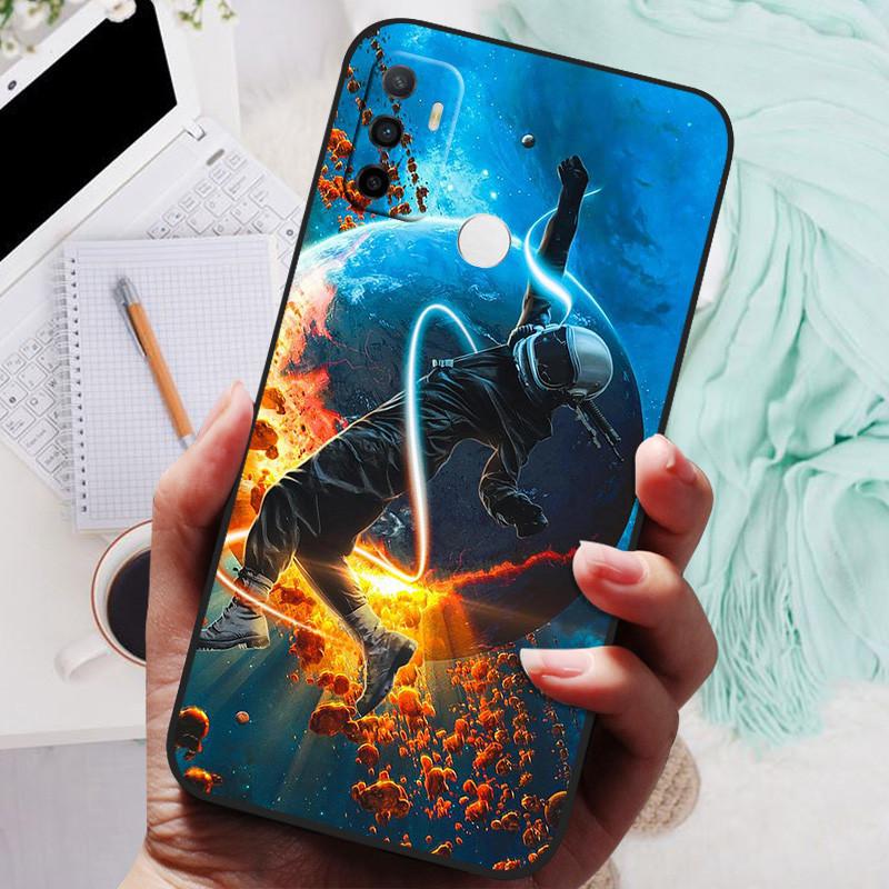 Чехол для OPPO A32 A53 A53S 2020, Чехол для телефона OPPO A15 A15S A35, Силиконовый мягкий задний чехол со львом и волком, Защитный чехол A53 2022