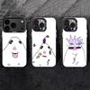 Забавный хомяк Чехол для телефона Для iPhone 17,16,15,14,13,12,11 Plus,Pro Max,XS,Цветной серебристый чехол для телефона