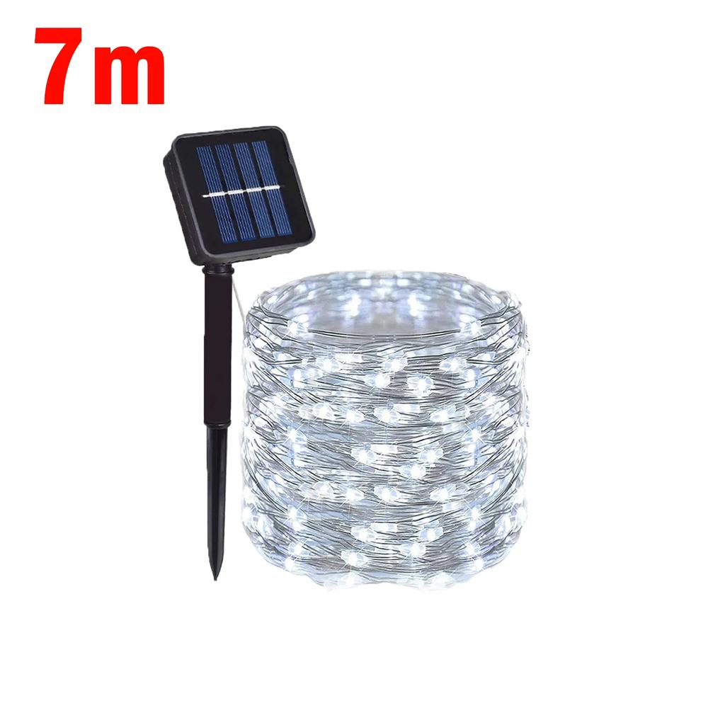 Solar LED Light String Outdoor Waterproof Flower Light Solar Garden Fairy Decoration Festival Party Atmosphere Color Light
