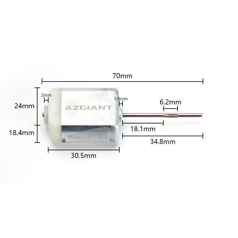 5 шт. AZGIANT DC 12V FC280-SC-20150 Двигатель замка двери автомобиля, складывающегося зеркала Для Volvo S80 Nissan Murano 2003 Ford Focus DIY