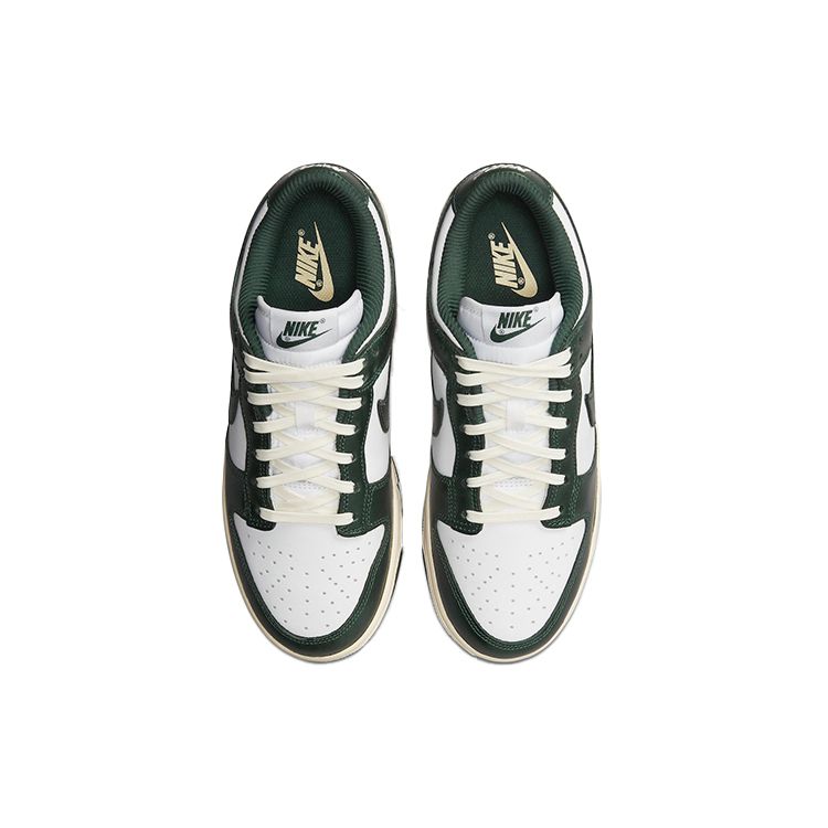 Nike Dunk Low Женские Белые Pro Green Кокосовое Молоко DQ8580-100