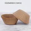 100 шт., бумажные стаканчики для кексов, вкладыш для кексов, коробка для выпечки, коробка для чашек, поднос для вечеринки, инструменты для украшения торта, декор для дня рождения