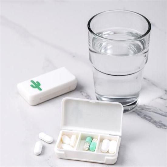 Portable Mini Pill Box Medicine Boxes 3 Grids Travel Home Medical Drugs Tablet Empty Container