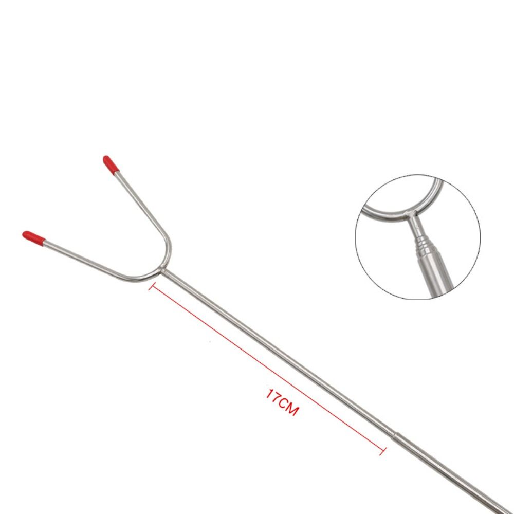 Нержавеющая сталь принадлежности для кемпинга шампуры для барбекю инструменты для барбекю палочки для жарки телескопические вилки для барбекю