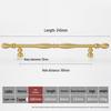 Solid Brass French Gold Cabinet Handle for Kitchen, Wardrobe, or Wine Cabinet