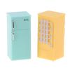 1 Pcs Dollhouse Home Furnishings Mini Color Plastic Refrigerator Model