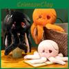 Octopus Pirate Simulation Plush Toy Cute Cartoon Girl Children Alien Gift Doll