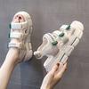 Sports Sandals Female Summer Thick Bottom Muffin Velcro Korean Fashion Roman Beach Shoes