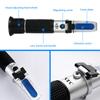 0-20% Refractometer Brix Milk Handheld Sugar Refractometer Sugar Concentration With ATC Sweetness Optics Tester for Milk Fruit