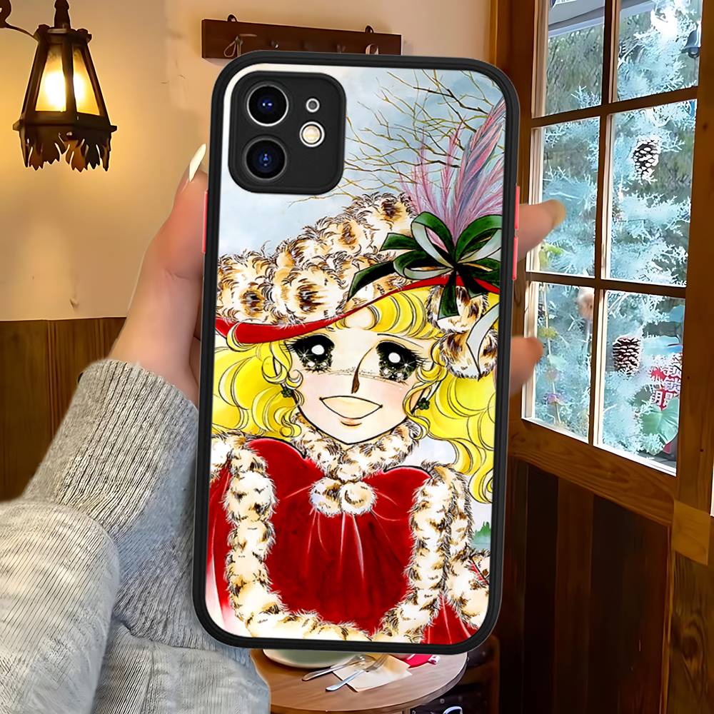 Классический C-Candy C-Candy Аниме Силиконовый Матовый Чехол Для Телефона Для Iphone 13 14 15 16 Pro Max 11 12 X Xs Max Мягкая Крышка