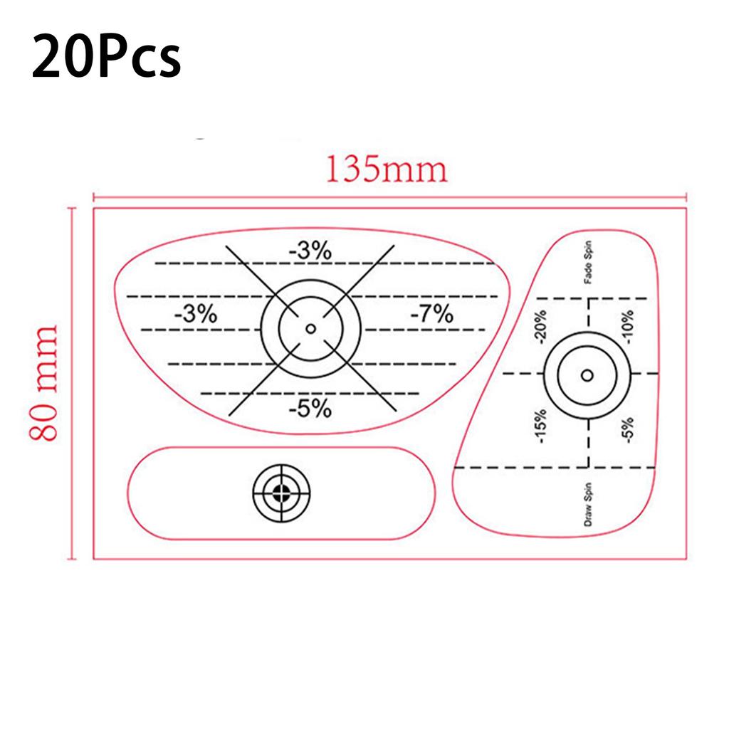 Многоразовые наклейки для удара по мячу для гольфа 20 шт., Тренажер для тренировки Sweet Spot с мгновенной обратной связью для практики свинга клюшками